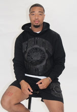Load image into Gallery viewer, &quot;LOYAL MEMBERS ONLY&quot; HOODY W/ SHORTS SET (BLACK ON BLACK)