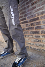 Load image into Gallery viewer, “REFLECTS” NYLON PANTS (DARK GREY W/ 3M REFLECTIVE)