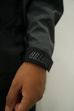 Load image into Gallery viewer, “HAWK TECH" ADVANCE TECH JACKET WITH HOODIE (BLACK W/ GREY)