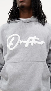 "THE PLANE JANE STAPLE SET FW 25/26" HOODIE (GREY W/ WHITE)
