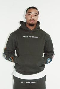 "PATCH SET (NOT FOR SALE)" HOODY AND SHORT SET (DARK GREY)