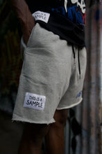 Load image into Gallery viewer, “OUFTUR WAS HERE” SHORTSET T-SHIRT W/ SHORTS (BLACK TEE W/ GREY SHORTS)