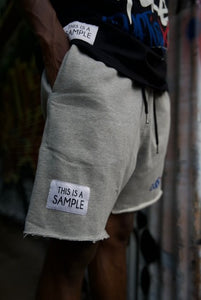 “OUFTUR WAS HERE” SHORTSET T-SHIRT W/ SHORTS (BLACK TEE W/ GREY SHORTS)