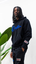 Load image into Gallery viewer, &quot;THE PLANE JANE STAPLE SET FW 25/26&quot; HOODIE (BLACK W/ ROYAL)