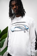 Load image into Gallery viewer, &quot;TECH DIVISION SET&quot; WIDELEG PANTS &amp; LONGSLEEVE T-SHIRT (BLACK PANTS W/ WHITE TEE)