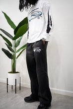 Load image into Gallery viewer, &quot;TECH DIVISION SET&quot; WIDELEG PANTS &amp; LONGSLEEVE T-SHIRT (BLACK PANTS W/ WHITE TEE)