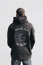 Load image into Gallery viewer, &quot;DON&#39;T WASTE MY TIME&quot; BARCELONA HOODIE (BLACK)
