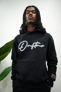 "THE PLANE JANE STAPLE SET FW 25/26" HOODIE (BLACK W/ CHARCOAL)