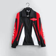 Load image into Gallery viewer, &quot;DIAMOND MOTO SET&quot; PANTS &amp; JACKET (RED W/BLACK COLORBLOCK)