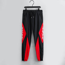 Load image into Gallery viewer, &quot;DIAMOND MOTO SET&quot; PANTS &amp; JACKET (RED W/BLACK COLORBLOCK)