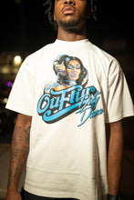 Load image into Gallery viewer, &quot;DIRTY DIANA&quot; SLIGHTLY OVERSIZED TEE (WHITE W/ MULTI)