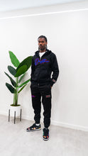 Load image into Gallery viewer, &quot;THE PLANE JANE STAPLE SET FW 25/26&quot; FULLZIP HOODIE SET (BLACK W/ROYAL &amp; RED)