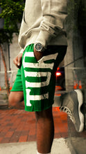 Load image into Gallery viewer, &quot;COLLEGE SET&quot; HOODIE W/ SHORTS (FORREST W/ GREY)