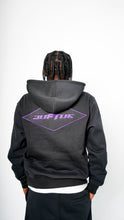 Load image into Gallery viewer, &quot;THE BIG O&quot; HOODIE SET (BLACK W/ RAVENPURPLE)