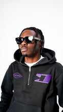 Load image into Gallery viewer, &quot;THE BIG O&quot; HOODIE SET (BLACK W/ RAVENPURPLE)