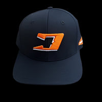 "BIG O DIAMOND" HAT (BLACK W/ ORANGE)