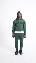 Load image into Gallery viewer, &quot;THE PLANE JANE STAPLE SET FW 24/25&quot; HOODIE SET (DEEP OLIVE W/ DEEP OLIVE)