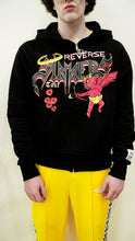 Load image into Gallery viewer, &quot;REVERSE SINNER&#39;S&quot; FULLZIP HOODIE (BLACK)