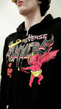 Load image into Gallery viewer, &quot;REVERSE SINNER&#39;S&quot; FULLZIP HOODIE (BLACK)