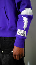 Load image into Gallery viewer, &quot;NO DAYS OUF&quot; FULLZIP HOODIE (PURPLE W/ BLACK)