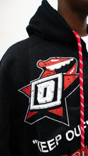 Load image into Gallery viewer, &quot;SOME DAYS OUF&quot; FULLZIP HOODIE (BLACK W/ RED)