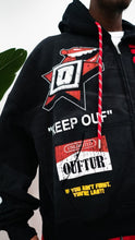 Load image into Gallery viewer, &quot;SOME DAYS OUF&quot; FULLZIP HOODIE (BLACK W/ RED)