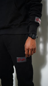 "THE PLANE JANE STAPLE SET FW 25/26" HOODIE (BLACK W/ BLACK)