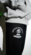 Load image into Gallery viewer, &quot;THE COLLEGIATE CLASSIC&quot; HOODIE SET (BLACK W/ GREY)