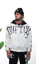 Load image into Gallery viewer, &quot;THE COLLEGIATE CLASSIC&quot; HOODIE SET (BLACK W/ GREY)