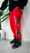 Load image into Gallery viewer, &quot;THE COLLEGIATE CLASSIC&quot; HOODIE SET (RED W/ BLACK)