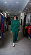 Load image into Gallery viewer, &quot;THE PLANE JANE STAPLE SET FW 24/25&quot; HOODIE SET (DARK GREEN)