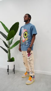 “RECKLESS EYEBALL” CLASSIC STYLE T-SHIRT (SKYWASH)