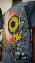 Load image into Gallery viewer, “RECKLESS EYEBALL” CLASSIC STYLE T-SHIRT (SKYWASH)