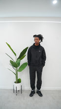 Load image into Gallery viewer, &quot;VINTAGE DIAMOND SET&quot; PANTS &amp; JACKET (BLACK W/ BLUE)