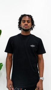 “DIAMOND LOGO” CLASSIC T-SHIRT (BLACK)