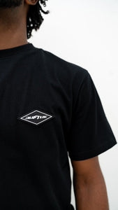 “DIAMOND LOGO” CLASSIC T-SHIRT (BLACK)