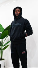 Load image into Gallery viewer, &quot;THE PLANE JANE STAPLE SET FW 25/26&quot; HOODIE (BLACK W/ NAVY)
