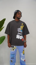 Load image into Gallery viewer, “JUST SAY NO” BOXY T-SHIRT (BLACKWASH)