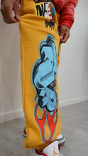 Load image into Gallery viewer, &quot;END IS NEAR&quot; SWEATPANTS (GOLDEN W/ MULTI)