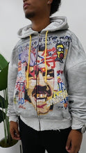 Load image into Gallery viewer, &quot;SHINNER&#39;S&quot; FULLZIP HOODIE DISTRESSED (GREY SPRAY) MADE CUSTOM