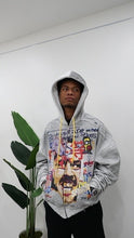 Load image into Gallery viewer, &quot;SHINNER&#39;S&quot; FULLZIP HOODIE DISTRESSED (GREY SPRAY) MADE CUSTOM