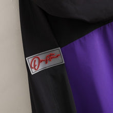 Load image into Gallery viewer, "SHELL COMPANY TECH" ADVANCE TECH JACKET WITH HOODIE (BLACK W/ PURPLE)