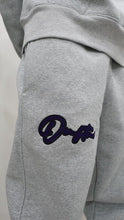 Load image into Gallery viewer, "THE PLANE JANE STAPLE SET FW 25/26" HOODIE (GREY W/ PURPLE &amp; BLACK)