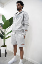 Load image into Gallery viewer, "THE PLANE JANE STAPLE SUMMER 26" HOODIE SHORT SET GRAY/GRAY