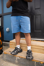 Load image into Gallery viewer, "LUXURY LOGO" FRENCH TERRY SHORTS (ROYAL 6") FRENCH TERRY SHORTS (ROYAL 6")