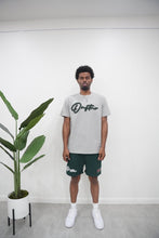 Load image into Gallery viewer, "THE PLANE JANE STAPLE SUMMER 26" SHORT SET (GREY W/ FORREST GREEN)