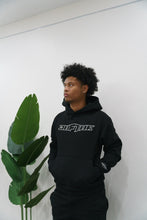 Load image into Gallery viewer, "THE 2.0 STAPLE SET FW 25/26" PULLOVER HOODIE (BLACK W/ GREY)