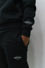 Load image into Gallery viewer, "THE 2.0 STAPLE SET FW 25/26" PULLOVER HOODIE (BLACK W/ GREY)