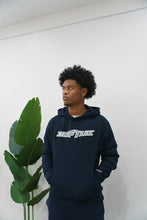 Load image into Gallery viewer, "THE 2.0 STAPLE SET FW 25/26" PULLOVER HOODIE (NAVY W/ GREY)