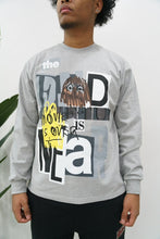 Load image into Gallery viewer, "MOVIE IS OVER" LONGSLEEVE TEE (BLACK/WHITE/RED) (Copy)